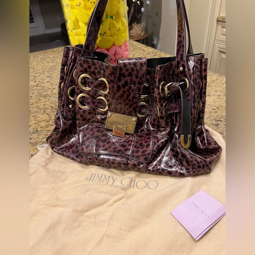 Jimmy Choo, leopard bag